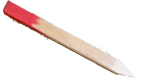 Dřevěný sušený kolík - 100cm